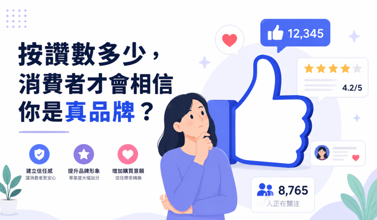 按讚數多少消費者才會相信是真品牌心理學研究
