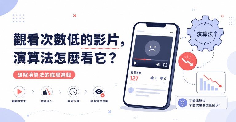 觀看次數低演算法處理機制解析