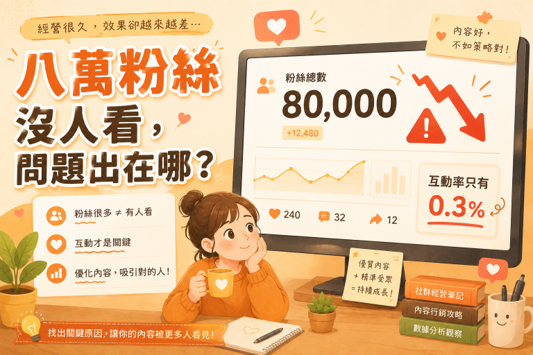 IG互動率vs粉絲數 真實案例分析